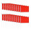 (Red) 100pcs Handheld Square Flags Solid Color Mini Flag Party Supplies Party Celebration Flags (red) 1