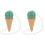 2Pièces Jouet Kendama Bois Vert Coordination Enfant Jeu Interactif 4