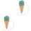 2Pièces Jouet Kendama Bois Vert Coordination Enfant Jeu Interactif 5
