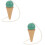 2Pièces Jouet Kendama Bois Vert Coordination Enfant Jeu Interactif 8