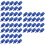 60 Pcs Air Stone Mineral Bubble Diffuser For Aquarium Fish Tank Pump Blue 7