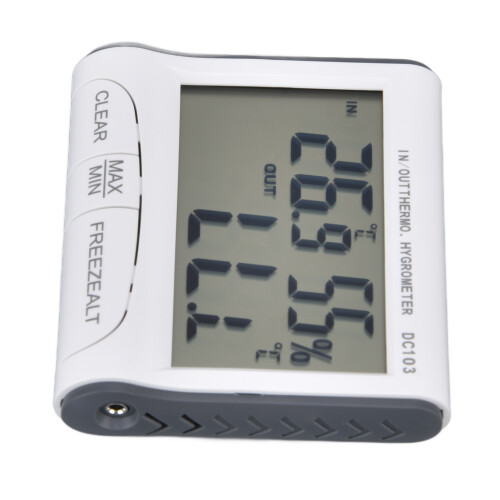 Hygrometer Indoor Dual LCD Screen Display Digital Storage Function Plastic Material Thermometer for Home 2