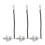 3pcs Generator Rectifier Diode Professional Diesel Engine Generator Diode with Cable for Diesel Generator 40A Negative Black Line 2