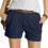 Women's chino shorts navy blue XL 1