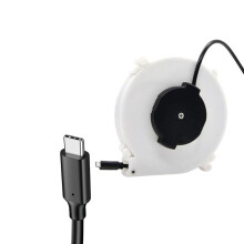 Automatyczny zwijacz kabla zasilającego 1,2/3 m, 220 V, osłona ochronna na kabel kempingowy 122 x 20 mm, zapewnia niezawodne zasilanie