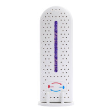 Déshumidificateur rechargeable à gel de silice avec billes indicatrices bleues à rouges, cartouche de dessiccant réutilisable, compatible avec