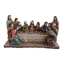Statue décorative de la Cène représentant Jésus et ses disciples pour le salon