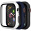 Συμβατή με θήκη XiHAMA για Apple Watch για SE/6/5/4 + Προστατευτικό οθόνης, λεπτό κάλυμμα 1
