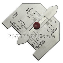 Jauge de soudage automatique pour soudures d'angle et bout Ă bout en acier inoxydable (pouces)