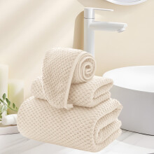 Extra großes 3-teiliges Handtuchset: Übergroßes Badetuch, Duschhaube und Mikrofaserhandtuch – Superweich, saugfähig, ideal für Hotel,