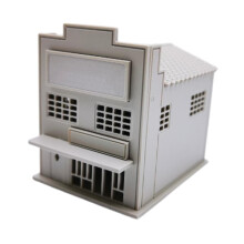 1/87HO Házépítés Vasút Elrendezési Modell Oktatási Összeszerelt Modell Homokba8cmx10cmx9.1cm