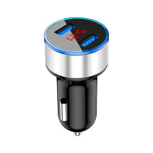 Dual USB Car Charger QC3.0 Aluminum Shell 5V 3.1A