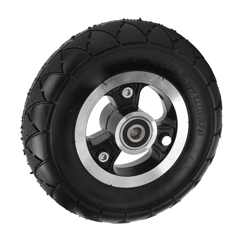 8 Inches Electric Scooter Wheels 200X50 Rubber Alloy Durable Tyres 4991390721520