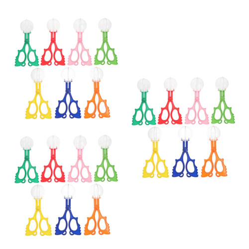 21 pièces ciseaux plastique enfants outils collection insectes 2