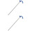 2Pcs Durable Blue Dust Pan Stick Handle for Floor Cleaning Use 7