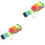 2Pièces Accessoires Cerf-Volant Queue Colorée En Tissu Nylon Robuste 5
