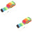 2Pièces Accessoires Cerf-Volant Queue Colorée En Tissu Nylon Robuste 8