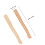 2Pcs Wooden Hatchet Handle Replacement Ergonomic Light Yellow for Home 2