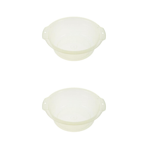 2Pièces Bac Lavage Plastique Vert Clair Polyvalent Salon Et Cuisine 2