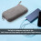 Durable Grey Power Bank Case with USB Cable and Earphone Organizer 6