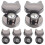 6pcs cat shaped stainless steel bag locks replacements 4