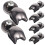 6pcs cat shaped stainless steel bag locks replacements 5