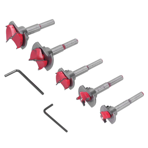 Positioning Woodworking Hole Opener Drilling Set 15‑35mm Adjustable Drill Bits with Storage Box 2