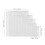 10Pièces Sacs Fermeture Éclair Rangement Vêtements Pe Blanc Durable 2