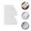 10Pièces Sacs Fermeture Éclair Rangement Vêtements Pe Blanc Durable 4