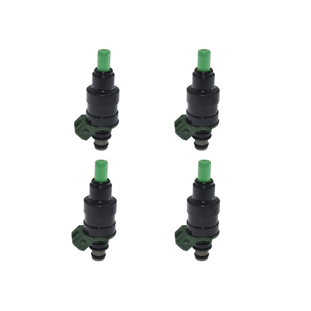 4Pcs Fuel Injector 195500-0456 1955000456 For 323 1.6L 1986-1988, Mercury Tracer 1.6L 1988 Car Accessories Black 6032391500672