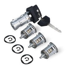 702419 4720929K Car Ignition Lock Cylinder & Door Lock with 2 Keys for LHD