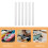 6pcs diatomite drying rods for moisture control in home spaces 6