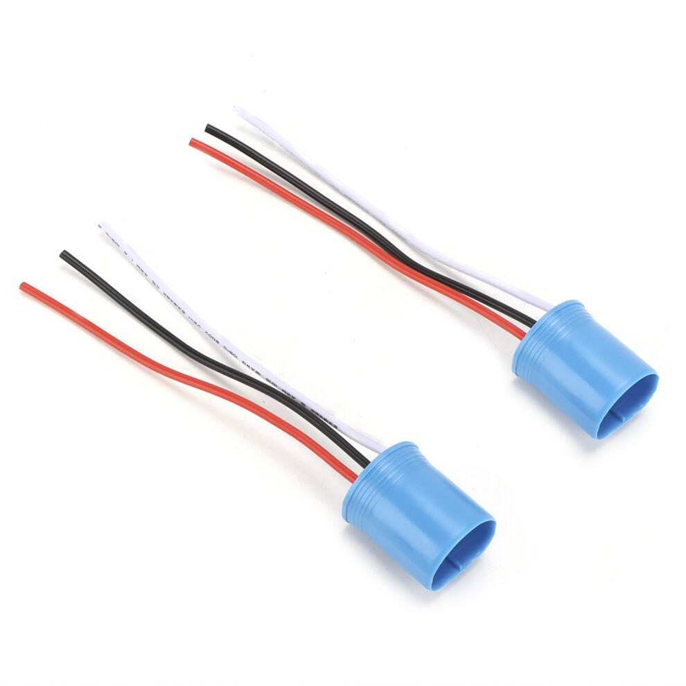 2Pcs Male Socket Wire Harness Adapter For Car Headlights & Fog Lights 7891390722695