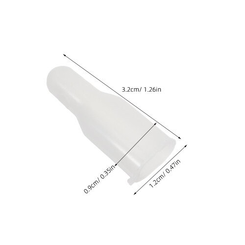 Pezzi Perline Terminali Ombrello 10X6Mm in Plastica per Sostituzione 2