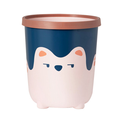 1St Cartoon Plastic Afvalcontainer Onbedekte Huisafvalbak 2