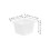 Flower Box Nursery Pots White 12pcs 3