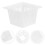 Flower Box Nursery Pots White 12pcs 8
