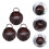 3Pcs Wicker Hanging Basket For Home Garden 5