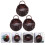3Pcs Wicker Hanging Basket For Home Garden 6