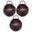3Pcs Wicker Hanging Basket For Home Garden 9