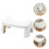 Toilet Foot Stool Plastic Nonslip Step Stool For Bathroom 4