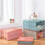 Plastic Storage Case Portable Foldable Organizer For Car Home Wardrobe Pink 3