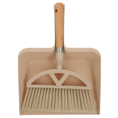 1Set Khaki Mini Schoonmaakset Met , Stoffer En Voor Bureau 2