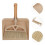 1Set Khaki Mini Schoonmaakset Met , Stoffer En Voor Bureau 4