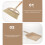 1Set Khaki Mini Schoonmaakset Met , Stoffer En Voor Bureau 10