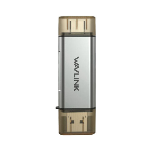 WAVLINK USB C & USB 3.0 Dual Connector  Card Reader High-Speed Micro-/TF Card Adapter for PC, Tablet, Android OTG
