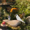 3 Pezzi Parrocchetti Realistici In Resina Per Giardino E Tavolo 3
