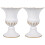2 Pezzi Vaso Decorativo In Ferro Per Cimitero E Ricordo 3