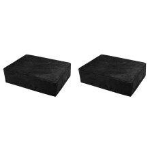 2X Capa Protetora Contra Poeira para Toca-Discos, Capa Protetora Dobrável Contra Poeira para  AT-LP120XUSB, Preta