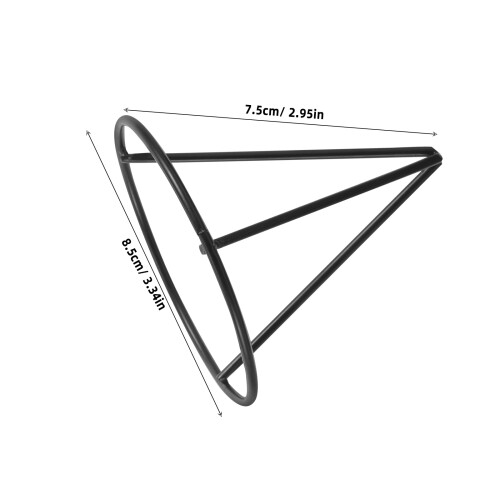2 Pezzi Scaffalatura Triangolare Idroponica Con Barattolo Mason 2